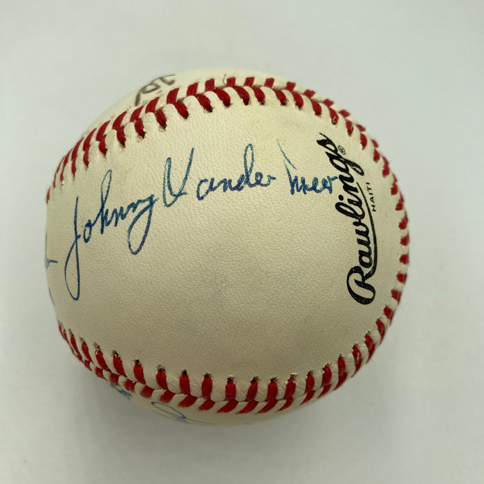 Sandy Koufax No Hitter Pitchers Multi Signed Baseball 10 Signatures JSA COA