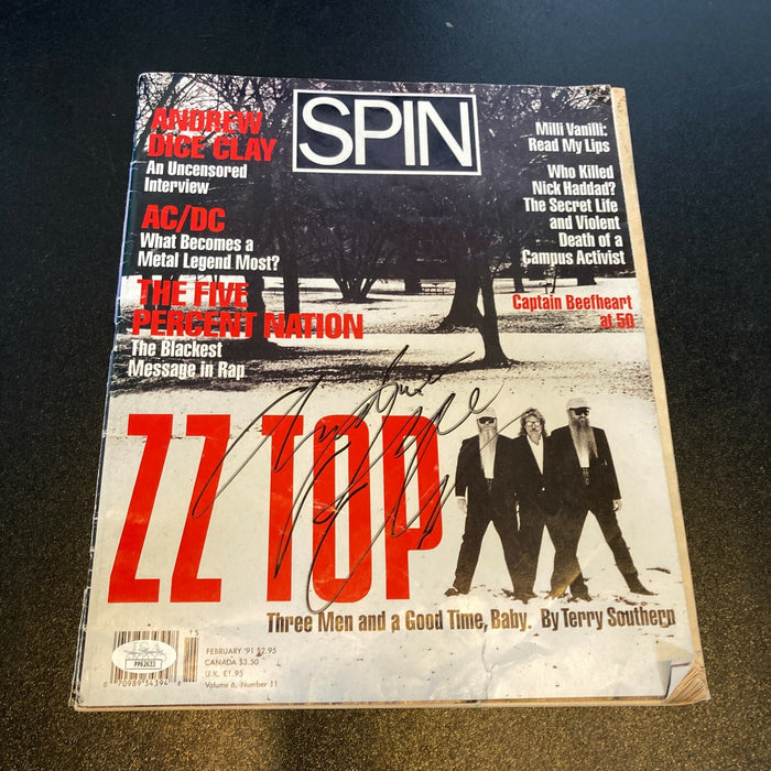 Andrew Dice Clay Signed Autographed Spin Magazine With JSA COA