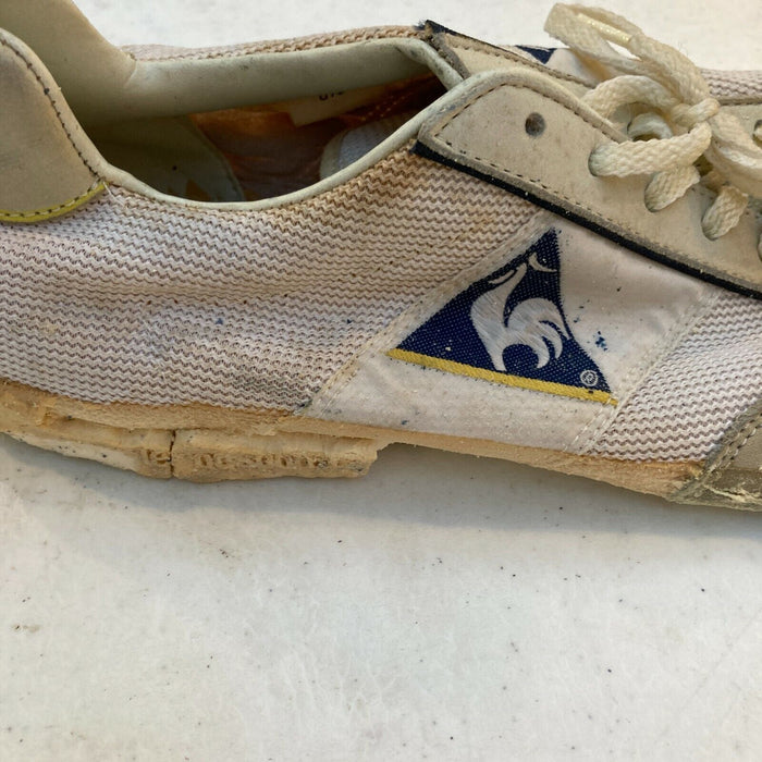 RARE Arthur Ashe Signed Game Used Le Coq Sportif ASHE Tennis Shoe JSA COA