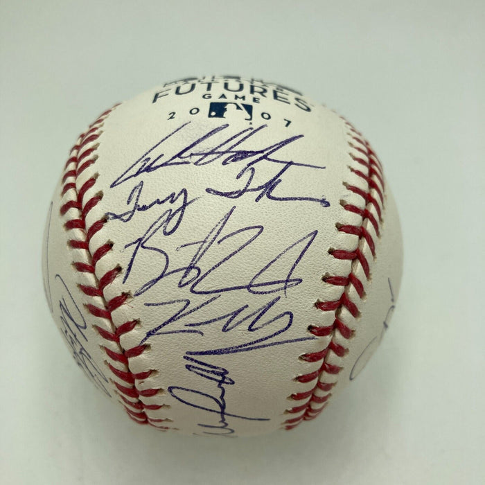 Clayton Kershaw Rookie 2007 All Star Game Team Signed Baseball MLB Authentic