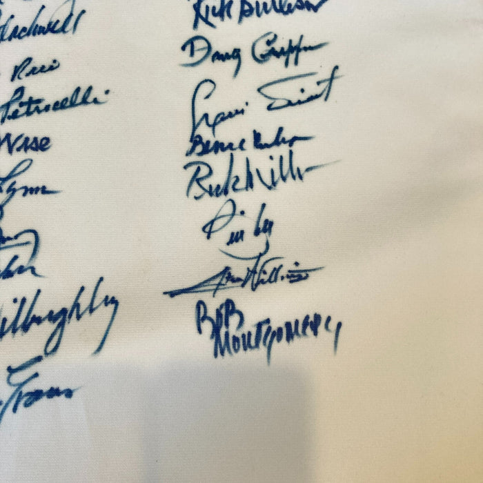 Stunning 1975 Boston Red Sox AL Champs Team Signed Jersey MLB Authentic Holo