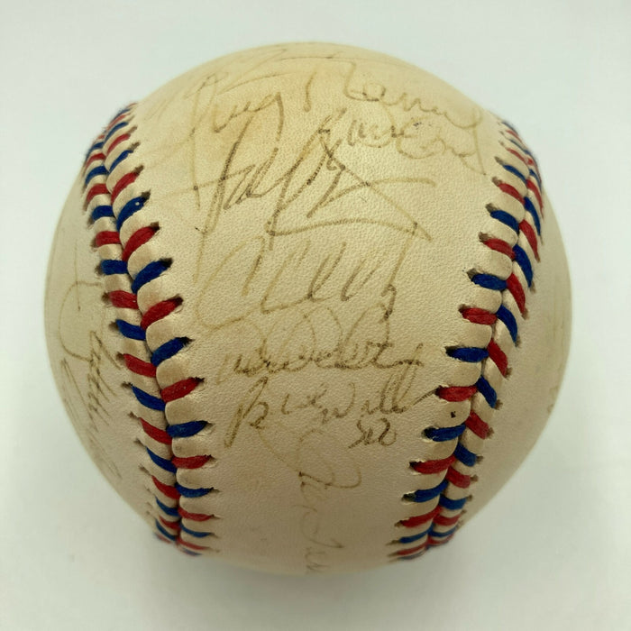 Derek Jeter Ken Griffey Jr. 1999 All Star Game Team Signed Baseball JSA COA
