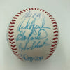 Vintage 1986 New York Mets World Series Champs Team Signed Baseball JSA COA