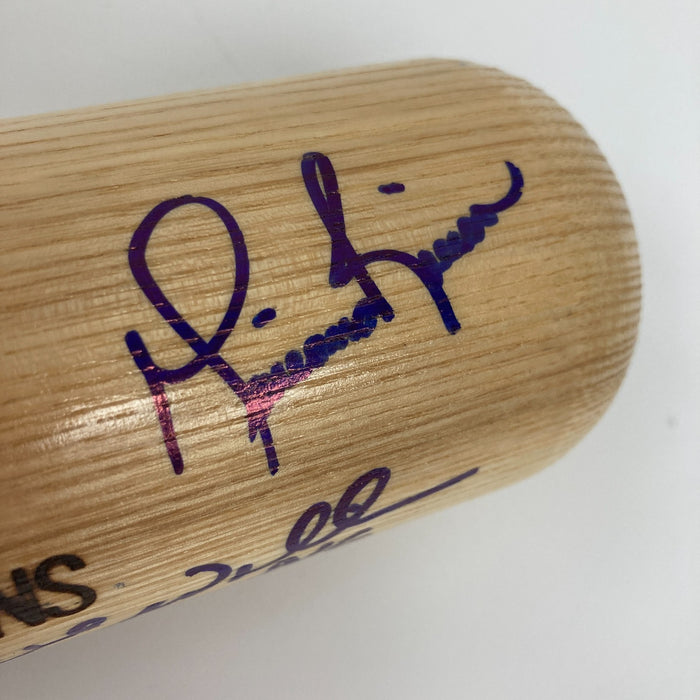 1996 New York Yankees World Series Champs Team Signed Bat Derek Jeter JSA COA