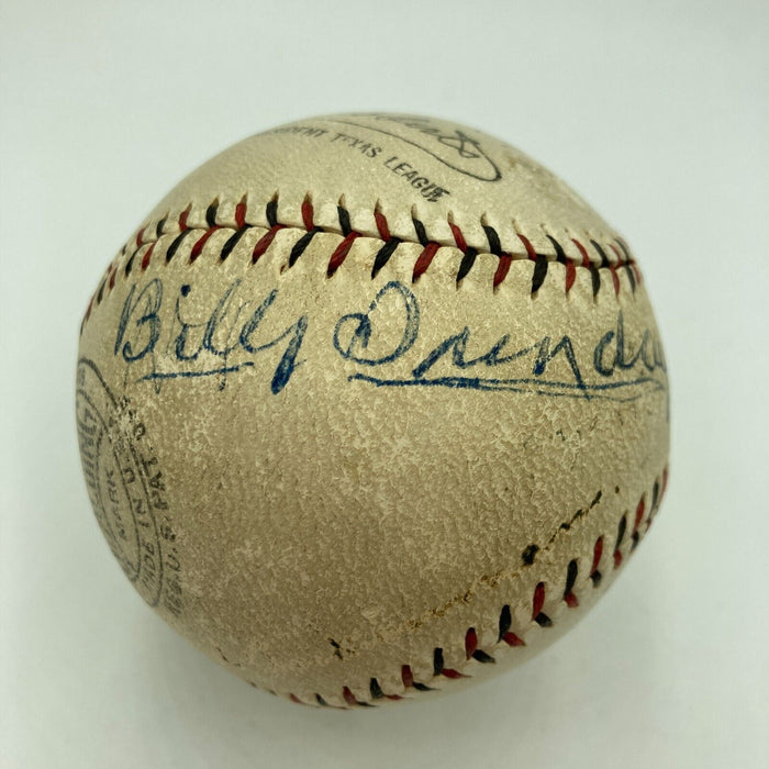 Rare Billy Sunday Signed 1925 American League Baseball Evangelist Beckett COA