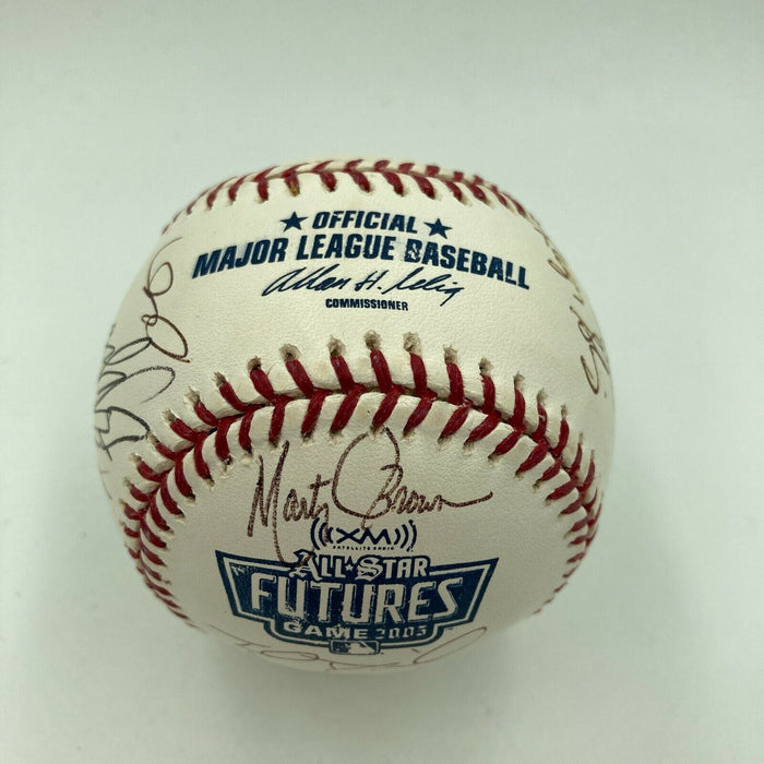Justin Verlander Pre Rookie 2005 Futures All Star Game Team Signed Baseball MLB