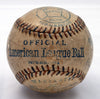 Extraordinary 1914 Philadelphia Athletics A's Team Signed Baseball Beckett COA