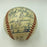 Beautiful 1957 Milwaukee Braves World Series Champs Team Signed Baseball JSA COA