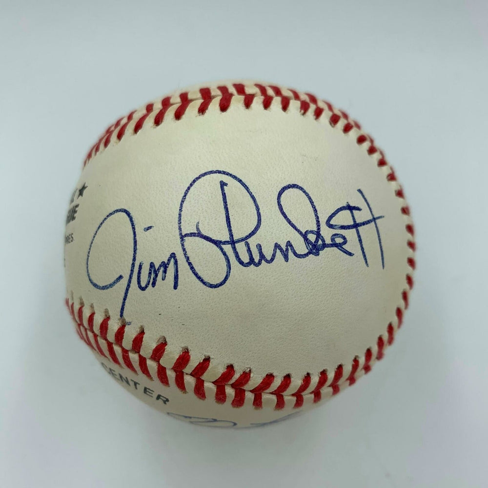 Oakland Raiders Legends Multi Signed Baseball Jim Plunkett 5 Sigs PSA DNA COA