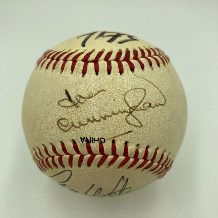 Joe Cunningham Multi Signed Vintage St. Louis Cardinals Baseball