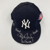 Roger Clemens "300 Wins 4,000 K's 6-13-2003" Signed New York Yankees Hat Tristar