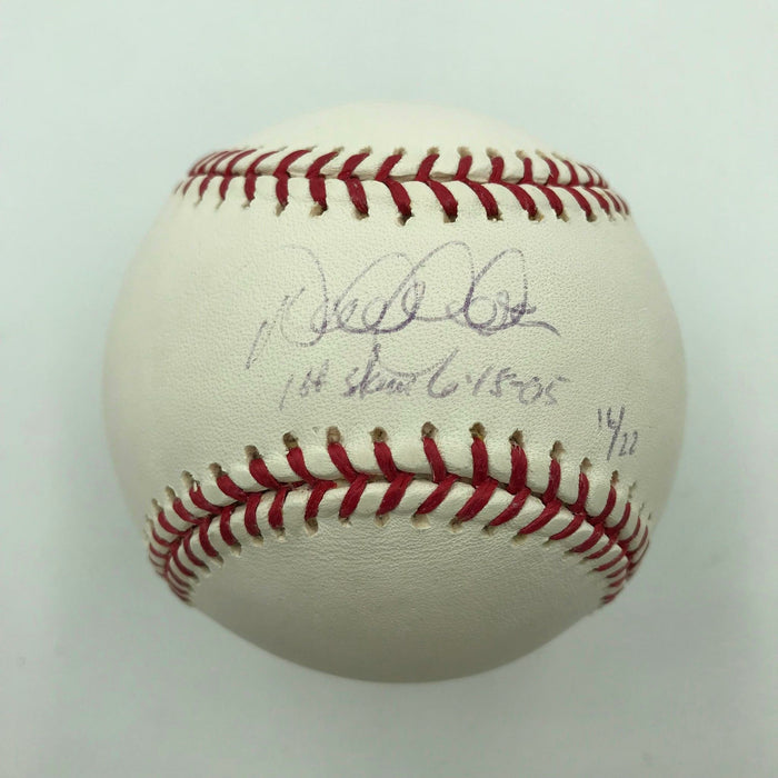 Derek Jeter "First Grand Slam 6-15-05" Signed Inscribed MLB Baseball Steiner COA