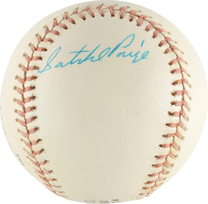 Satchel Paige Signed National League Baseball PSA DNA 10 GEM MINT & JSA COA