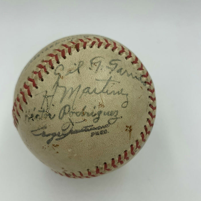 Historic 1944 New York Cubans Negro League Team Signed Baseball JSA COA