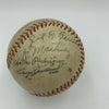 Historic 1944 New York Cubans Negro League Team Signed Baseball JSA COA