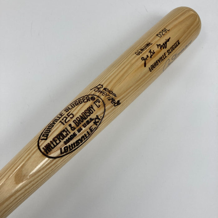 MINT Joe DiMaggio Signed Louisville Slugger Game Model Baseball Bat PSA DNA COA