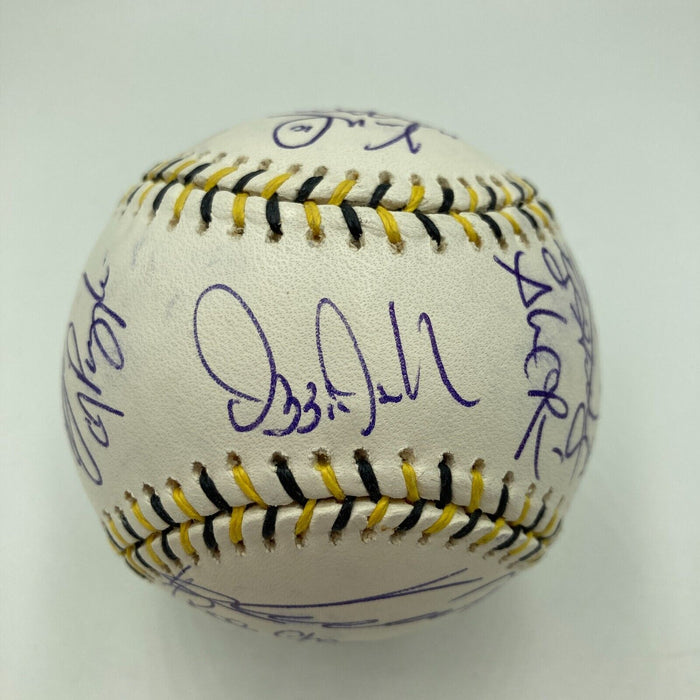 2006 All Star Game Team Signed Baseball Ichiro Suzuki Roy Halladay MLB Auth