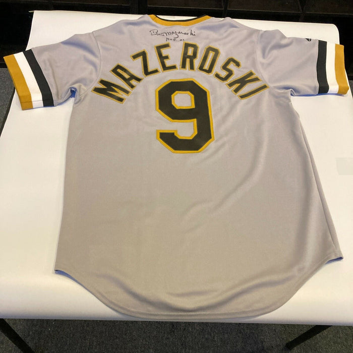 Bill Mazeroski Hall Of Fame 2001 Signed Pittsburgh Pirates Jersey JSA COA