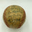 1945 Detroit Tigers World Series Champs Team Signed Baseball JSA COA