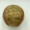 1945 Detroit Tigers World Series Champs Team Signed Baseball JSA COA