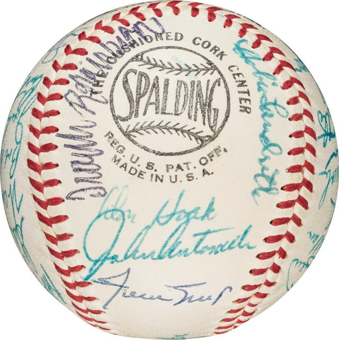 Beautiful Willie Mays 1957 All Star Game Team Signed Baseball PSA DNA COA