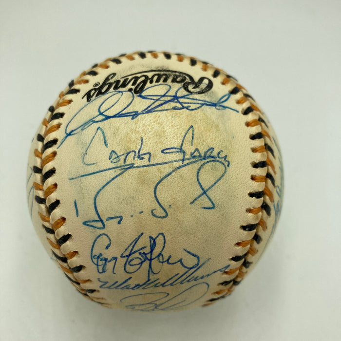 1994 All Star Game National League Team Signed Baseball Barry Bonds PSA DNA COA