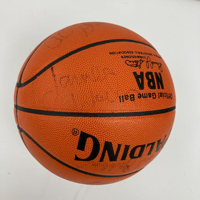 1987-88 Los Angeles Lakers NBA Champions Team Signed NBA Game Basketball JSA COA