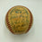 1985 Seattle Mariners Team Signed American League Baseball JSA COA