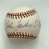 Buck O'Neil John  Jordan Full Name Signed MLB Baseball PSA DNA Graded 9.5 MINT