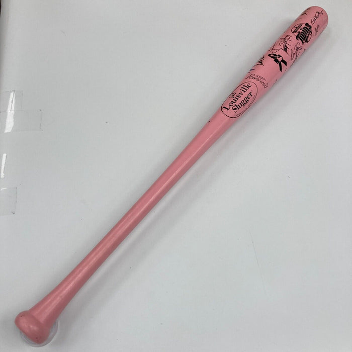 2007 Minnesota Twins Team Signed Mother's Day Baseball Bat Joe Mauer Beckett COA