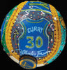 Stephen Curry Signed Charles Fazzino Hand Painted Pop Art Baseball Fanatics BAS