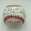 Beautiful Nolan Ryan Signed Heavily Inscribed Career STAT Baseball Steiner COA