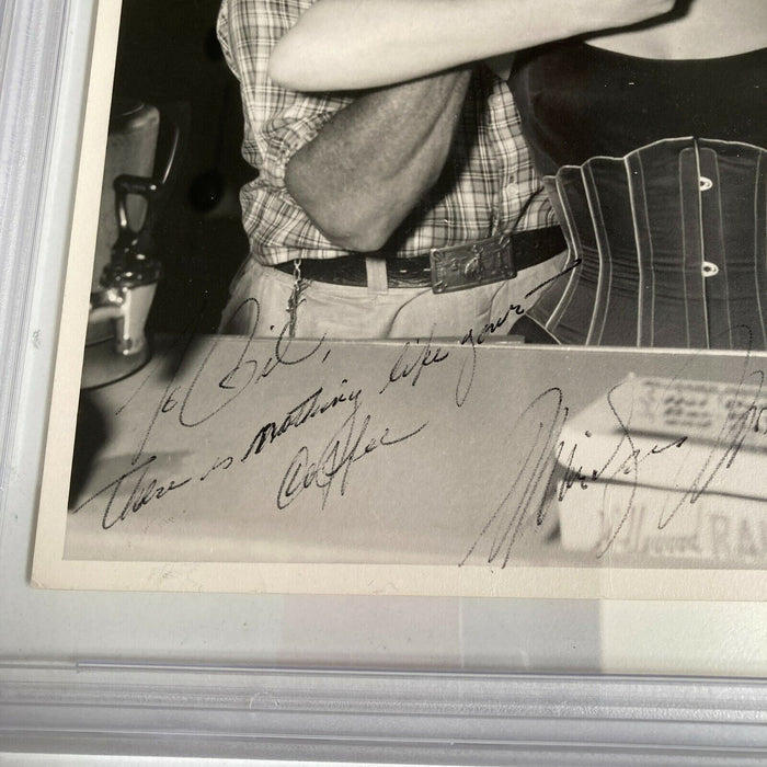Marilyn Monroe Signed Photo "There Is Nothing Like Your Coffee" PSA DNA