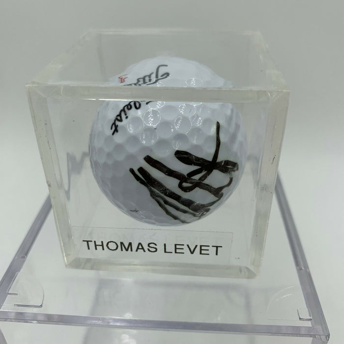 Thomas Levet Signed Autographed Golf Ball PGA With JSA COA