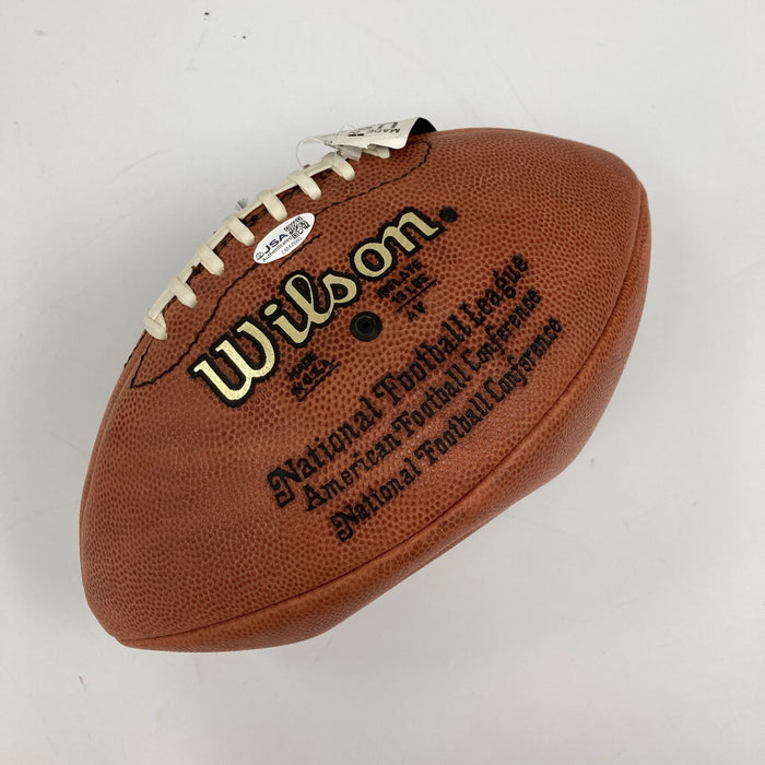 Jerome Bettis Steelers Signed Wilson NFL Game Football JSA COA