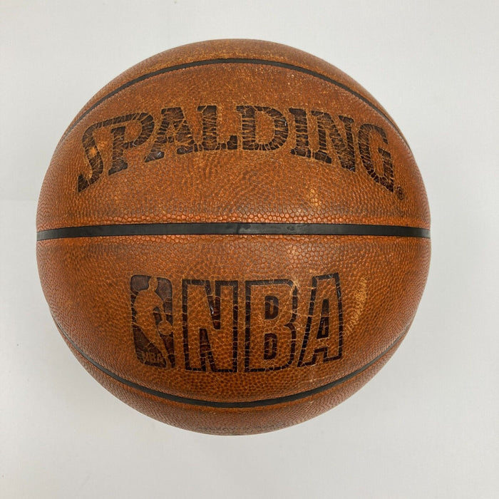Scottie Pippen Signed Spalding NBA Game Used Chicago Bulls Basketball JSA COA