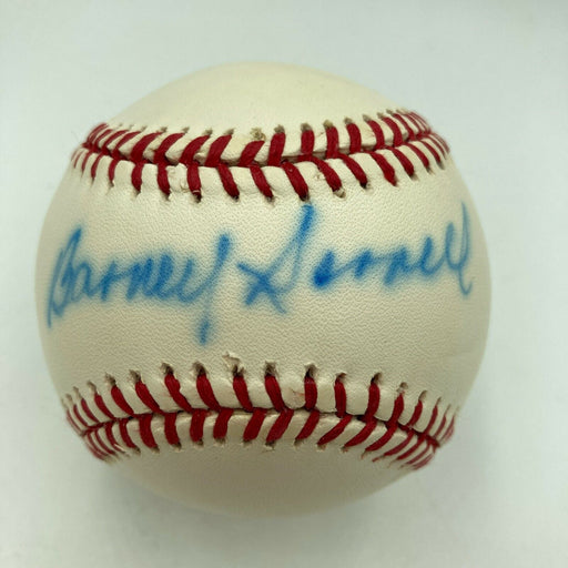 Barney Serrell Signed Official Major League Baseball Negro League Legend JSA