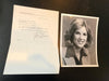 Vintage 1960's Joan Lunden Signed Original Studio Photo And Letter