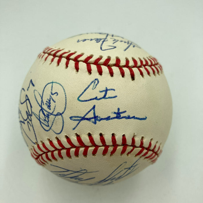 1997 Toronto Blue Jays Team Signed American League Baseball Roger Clemens