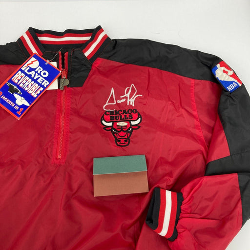 Scottie Pippen Signed 1990's Chicago Bulls Jacket UDA Upper Deck COA