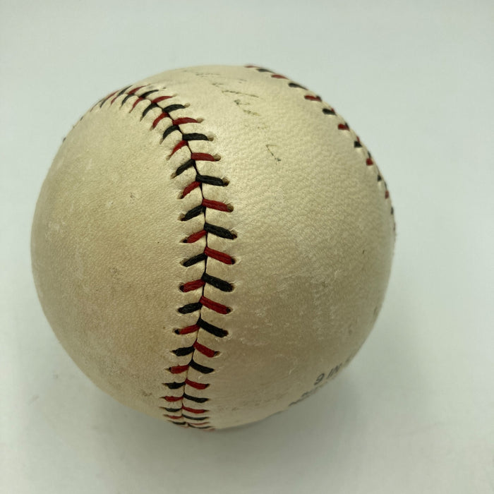 Hack Wilson Single Signed 1932 Official National League Baseball JSA COA