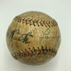 Babe Ruth & Lou Gehrig Dual Signed 1927 Official American League Baseball JSA