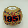 Bobby Thomson Branca Signed Shot Heard 'Round World Spinneybeck Baseball JSA COA