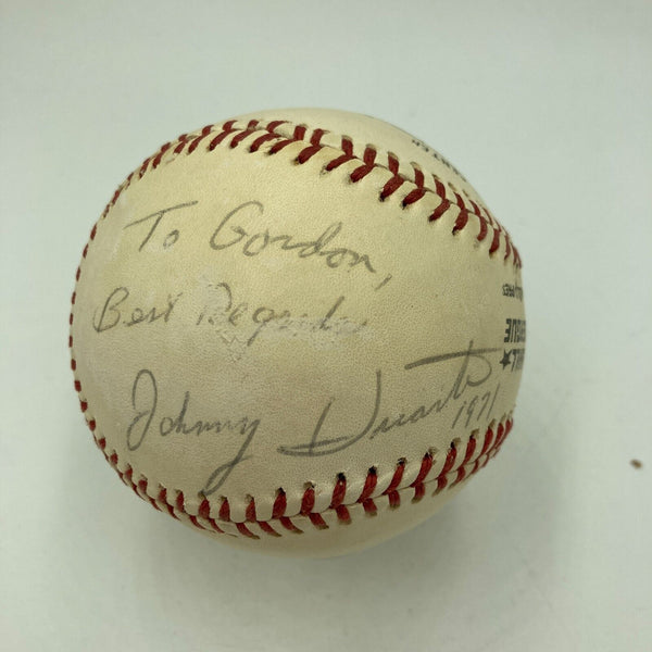 John Huarte Signed Vintage National League Baseball Heisman Trophy Winner JSA