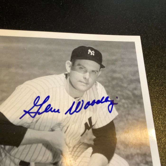 Gene Woodling Signed Autographed Vintage Baseball Photo