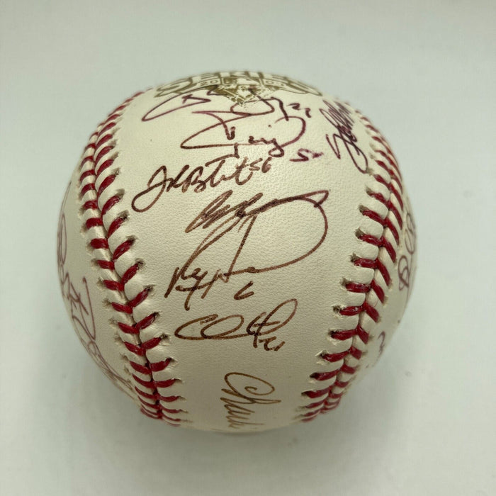 2009 Philadelphia Phillies Team Signed World Series Baseball 37 Sigs JSA COA