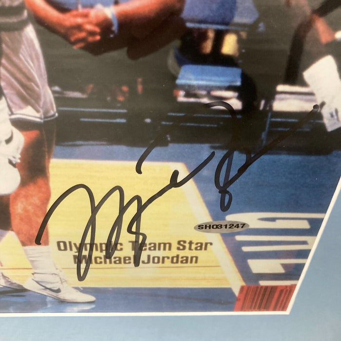 Michael Jordan (3) Signed First Sports Illustrated Covers Display PSA DNA & UDA