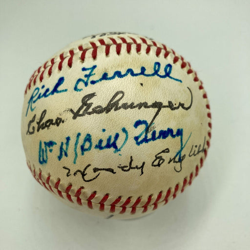 1933 Inaugural First Ever All Star Game Team Signed Baseball Beckett COA