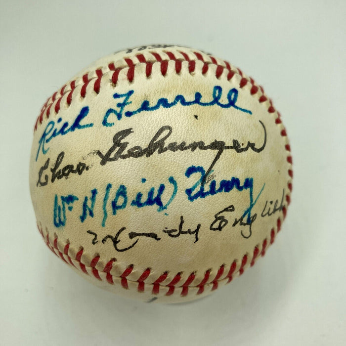 1933 Inaugural First Ever All Star Game Team Signed Baseball Beckett COA