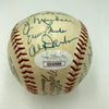 Beautiful 1958 Cubs Team Signed National League Baseball Ernie Banks JSA COA